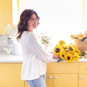 Joe fresh - Jillian harris collab peplum top